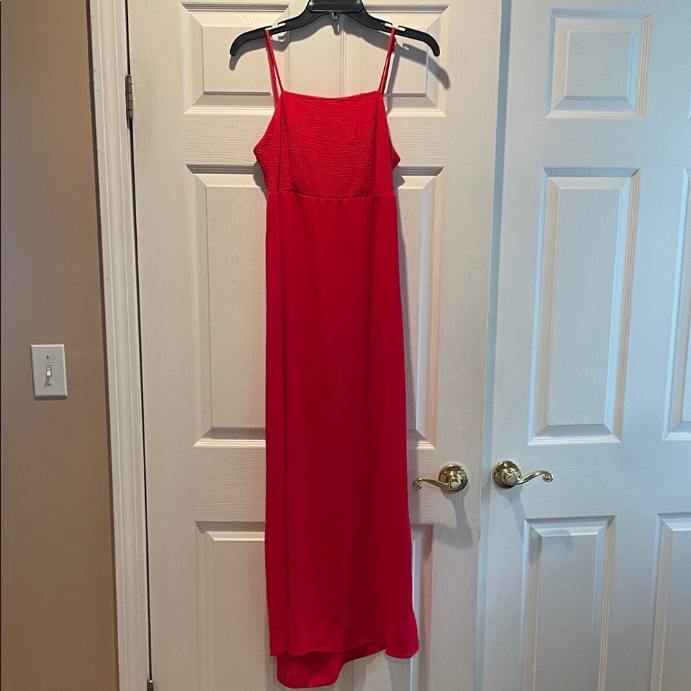 NWT Monteau Red Maxi dress Size Large